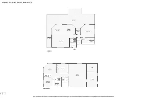 Floorplan - 64736 Alcor Pl, Bend, OR 97703 photo 3 of 3