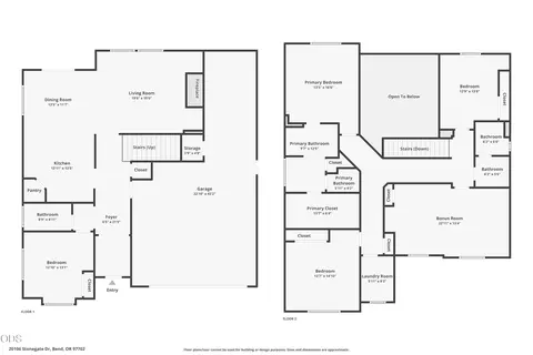 Floorplan - 20106 Stonegate Dr, Bend, OR 97702 photo 3 of 6