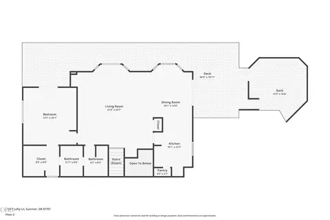 Floorplan - 17907 Lofty Ln # 4, Sunriver, OR 97707 photo 6 of 8