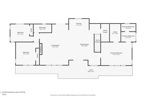 Floorplan - 577 NW Greyhawk Ave, Bend, OR 97703 photo 4 of 6