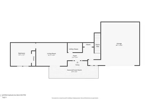Floorplan - 577 NW Greyhawk Ave, Bend, OR 97703 photo 3 of 6
