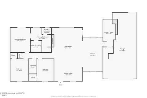 Floorplan - 21493 Bradetich Loop, Bend, OR 97701 photo 1 of 2