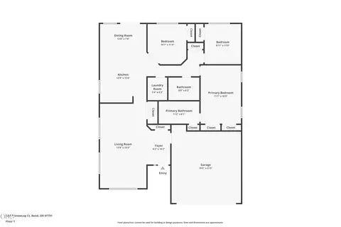 Floorplan - 62815 Snowcap Ct, Bend, OR 97701 photo 1 of 1