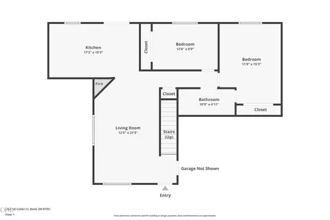 Floorplan - 3353 NE Collier Ct, Bend, OR 97701 photo 3 of 4
