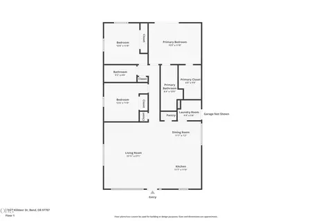Floorplan - 17407 Killdeer Dr, Bend, OR 97707 photo 1 of 2