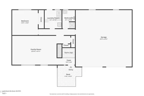 Floorplan - 62855 Daniel Rd NE, Bend, OR 97701 photo 1 of 3