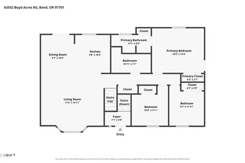 Floorplan - 63552 Boyd Acres Rd, Bend, OR 97701 photo 2 of 3