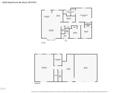 Floorplan - 63552 Boyd Acres Rd, Bend, OR 97701 photo 1 of 3