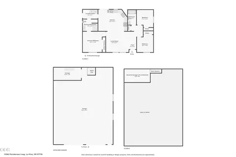 Floorplan - 15362 Ponderosa Loop, La Pine, OR 97739 photo 3 of 3