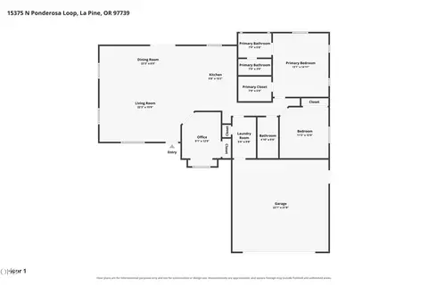 Floorplan - 15375 Ponderosa Loop, La Pine, OR 97739 photo 1 of 1
