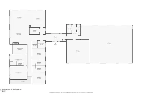 Floorplan - 62333 Mcclain Dr, Bend, OR 97703 photo 1 of 3