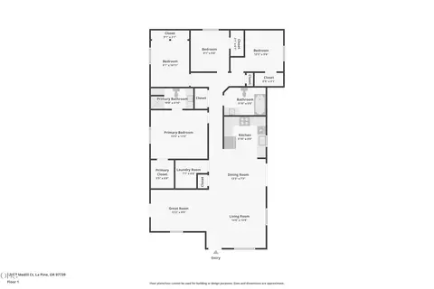 Floorplan - 52471 Medill Ct, La Pine, OR 97739 photo 1 of 1