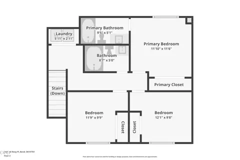 Floorplan - 2981 NE Roxy Pl, Bend, OR 97701 photo 2 of 3