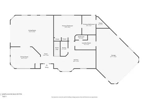 Floorplan - 61330 Larsen Rd, Bend, OR 97702 photo 1 of 3