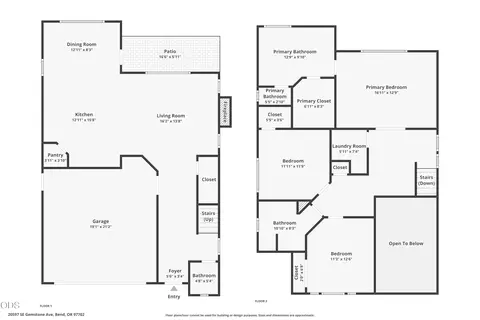 Floorplan - 20597 SE Gemstone Ave, Bend, OR 97702 photo 3 of 5