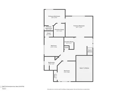 Floorplan - 20597 SE Gemstone Ave, Bend, OR 97702 photo 2 of 5