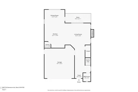 Floorplan - 20597 SE Gemstone Ave, Bend, OR 97702 photo 1 of 5