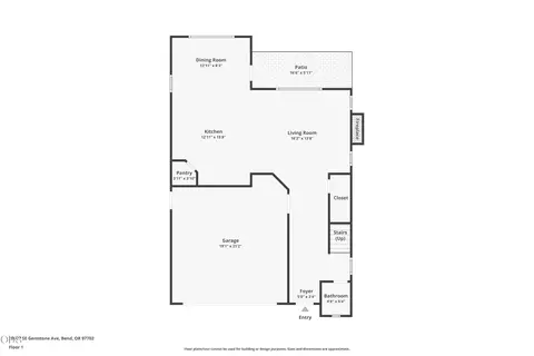 Floorplan - 20597 SE Gemstone Ave, Bend, OR 97702 photo 4 of 5