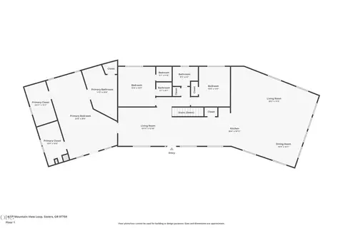 Floorplan - 14590 Mountain View Loop, Sisters, OR 97759 photo 1 of 2