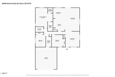 Floorplan - 56085 Marsh Hawk Rd, Bend, OR 97707 photo 1 of 1