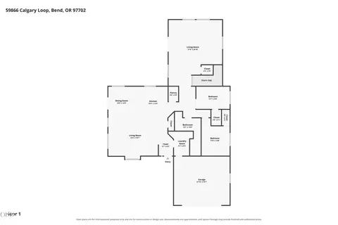 Floorplan - 59866 Calgary Loop, Bend, OR 97702 photo 1 of 6