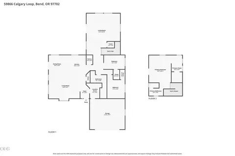 Floorplan - 59866 Calgary Loop, Bend, OR 97702 photo 4 of 6