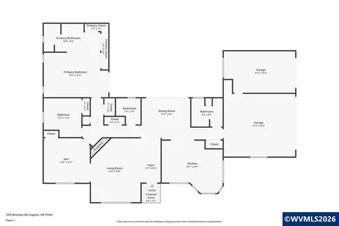 Floorplan - 1376 Brickley Rd, Eugene, OR 97401 photo 1 of 1