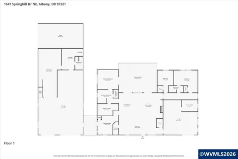 Floorplan - 1647 NE Springhill Dr, Albany, OR 97321 photo 1 of 2