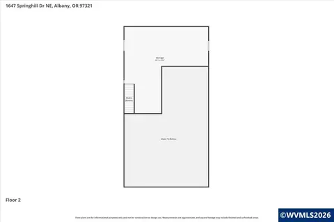 Floorplan - 1647 NE Springhill Dr, Albany, OR 97321 photo 2 of 2