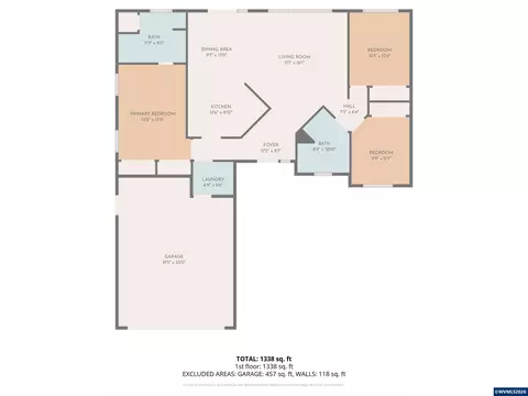 Floorplan - 520 Fir St, Lyons, OR 97358 photo 1 of 1