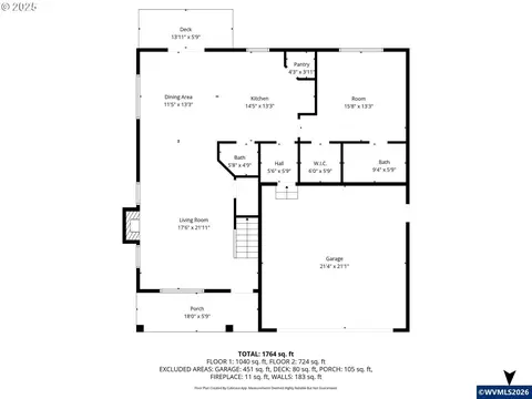 Floorplan - 3346 Zane Ln, Eugene, OR 97404 photo 1 of 1