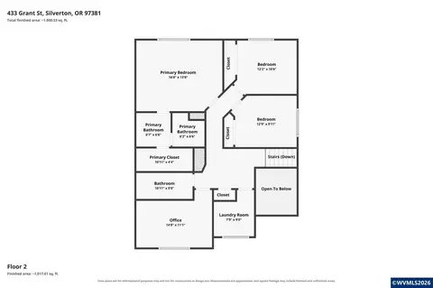 Floorplan - 433 Grant St, Silverton, OR 97381 photo 3 of 3
