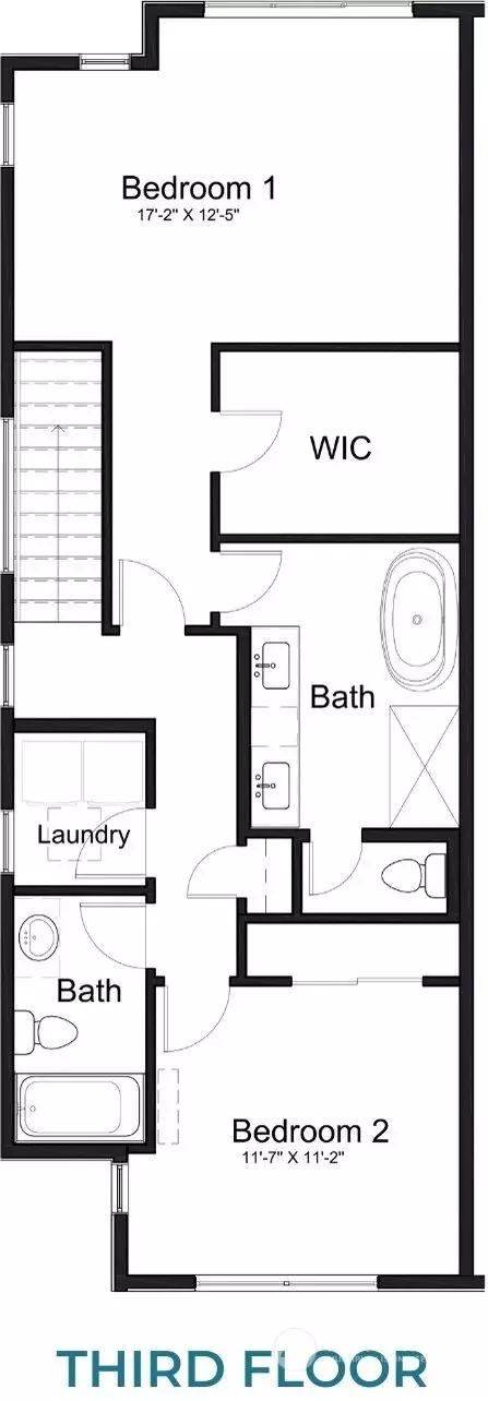Floorplan - 8919 NE 173rd Pl #D, Bothell, WA 98011 photo 4 of 4