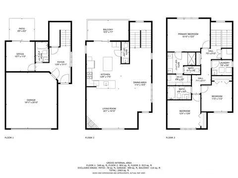 Floorplan - 22803 23rd Ave SE, Bothell, WA 98021 photo 1 of 1