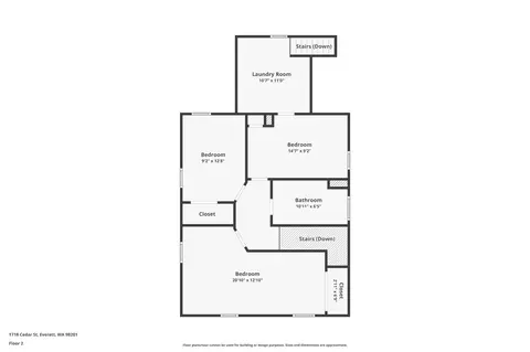 Floorplan - 1718 Cedar St, Everett, WA 98201 photo 1 of 2