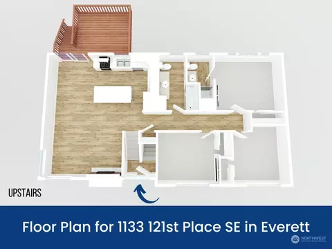 Floorplan - 1133 121st Pl SE, Everett, WA 98208 photo 1 of 2