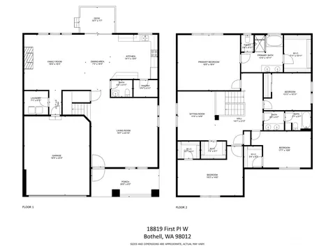 Floorplan - 18819 1st Pl W, Bothell, WA 98012 photo 1 of 1