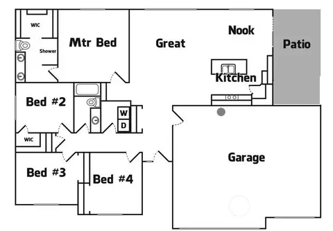 Floorplan - 1137 E Cascade St, Othello, WA 99344 photo 1 of 1