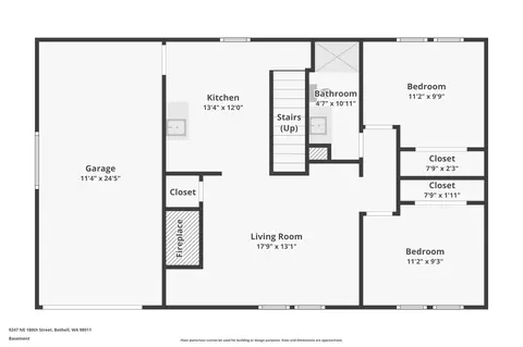 Floorplan - 9247 NE 180th St, Bothell, WA 98011 photo 2 of 3
