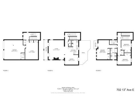 Floorplan - 702 13th Ave E, Seattle, WA 98102 photo 1 of 1