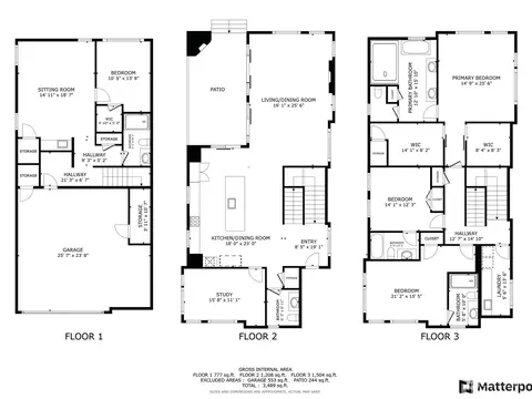 Floorplan - 335 22nd Ave E, Seattle, WA 98112 photo 1 of 1