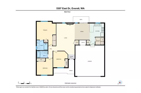 Floorplan - 5307 East Dr, Everett, WA 98203 photo 1 of 2