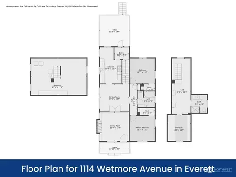 Floorplan - 1114 Wetmore Ave, Everett, WA 98201 photo 2 of 2