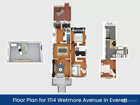 Floorplan - 1114 Wetmore Ave, Everett, WA 98201 photo 1 of 2