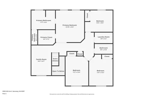Floorplan - 20309 40th Ave E, Spanaway, WA 98387 photo 2 of 2