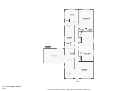Floorplan - 19211 3rd Dr SE, Bothell, WA 98012 photo 2 of 2