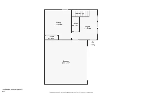 Floorplan - 17604 3rd Ave SE, Bothell, WA 98012 photo 1 of 3