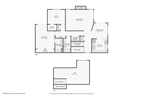 Floorplan - 1906 Colby Ave #6, Everett, WA 98201 photo 3 of 3