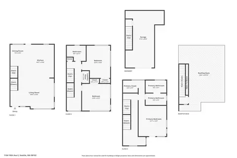 Floorplan - 1104 10th Ave E, Seattle, WA 98102 photo 1 of 1