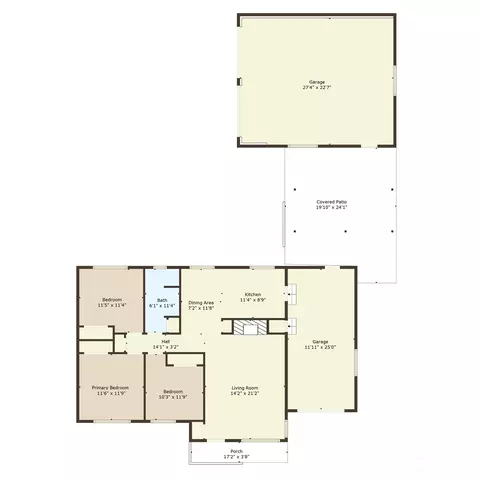 Floorplan - 604 E Beech St, Everett, WA 98203 photo 2 of 2